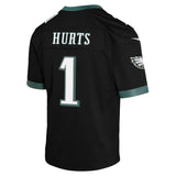 Youth Jalen Hurts Philadelphia Eagles Black Nike Game Jersey - Pro Jersey Sports
