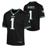 Youth Jalen Hurts Philadelphia Eagles Black Nike Game Jersey - Pro Jersey Sports