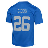 Youth Detroit Lions Jahmyr Gibbs Nike Alternate Blue "ROOKIE" Game Jersey - Pro Jersey Sports