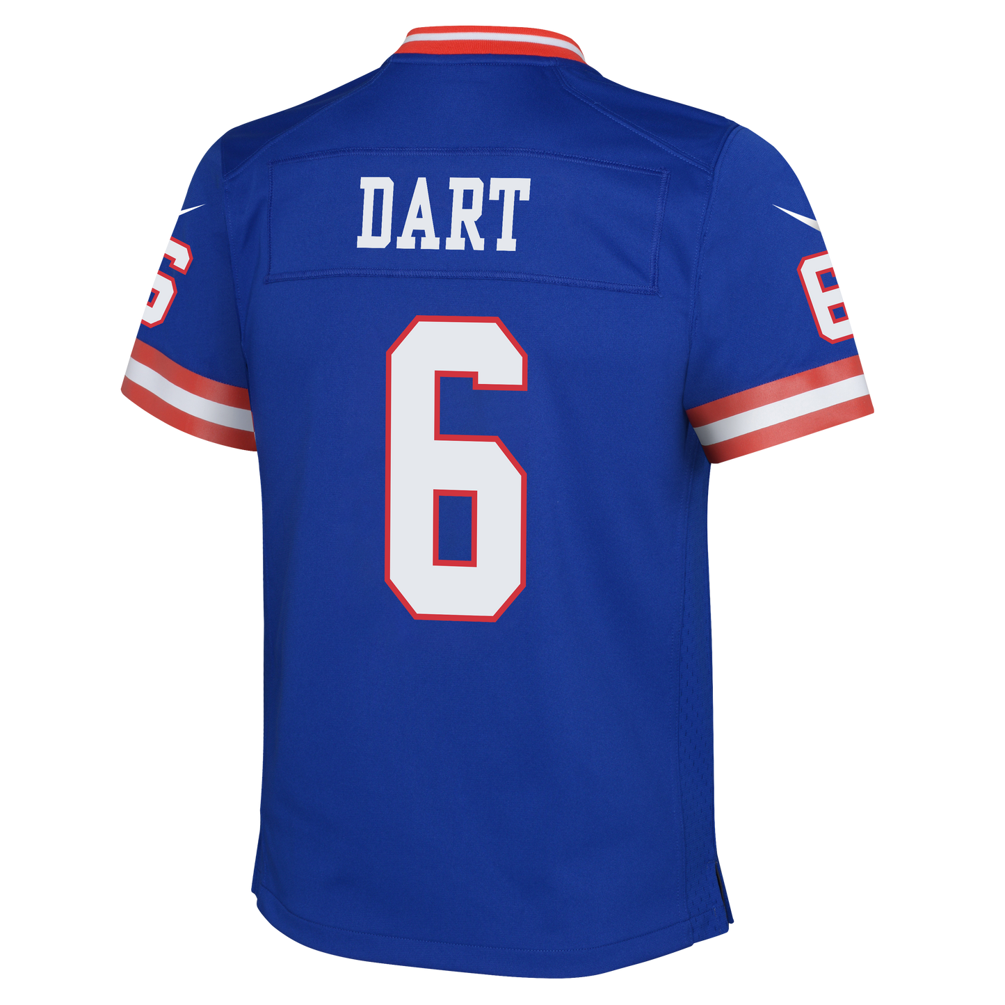 Youth Jaxon Dart New York Giants Alternate Red/Blue Nike Game Jersey
