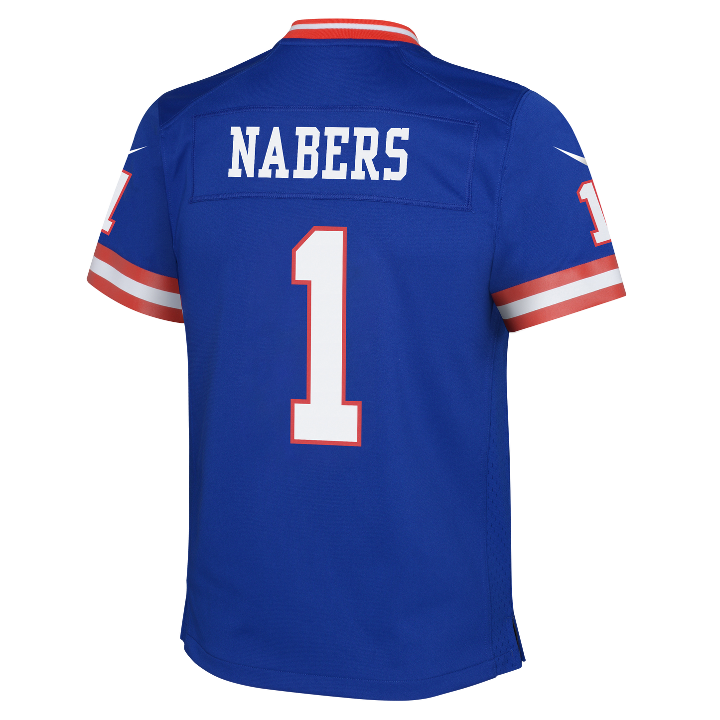 Youth Malik Nabers New York Giants ALTERNATE Red/Blue Nike Game Jersey - Pro Jersey Sports