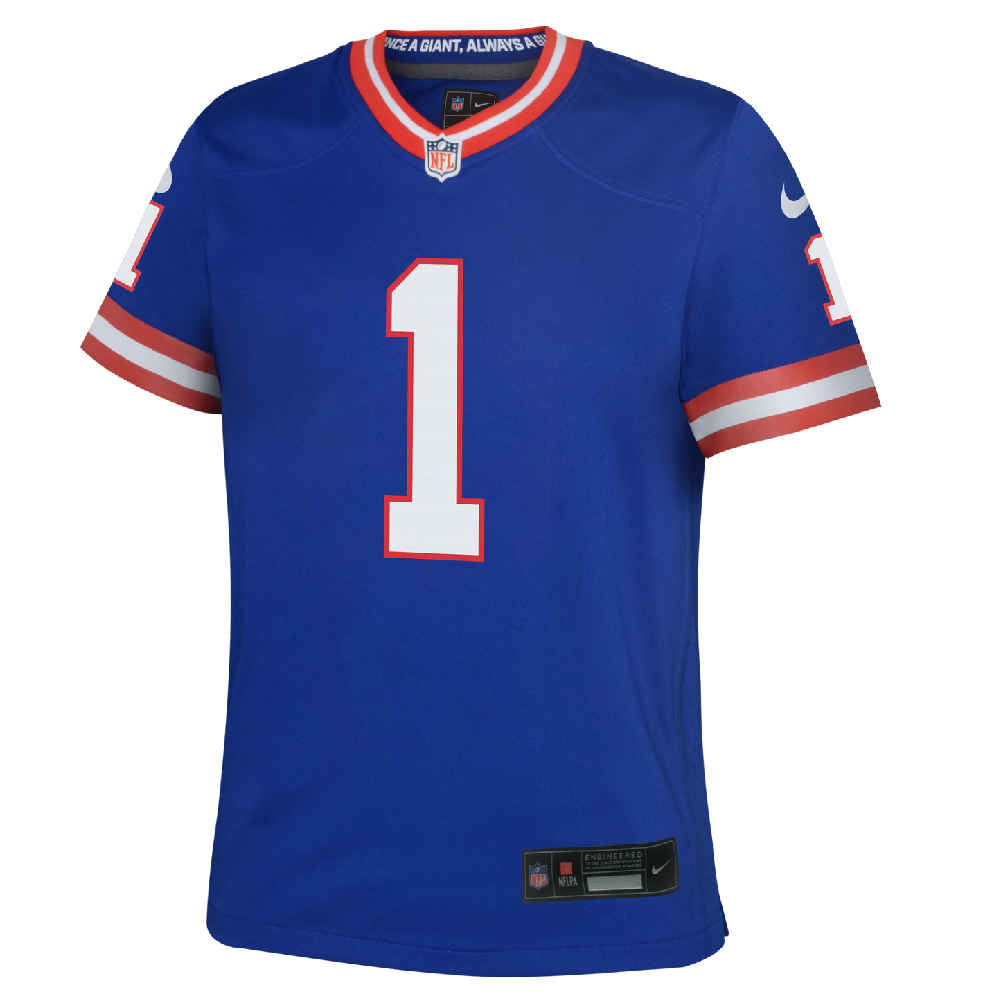 Youth Malik Nabers New York Giants ALTERNATE Red/Blue Nike Game Jersey - Pro Jersey Sports