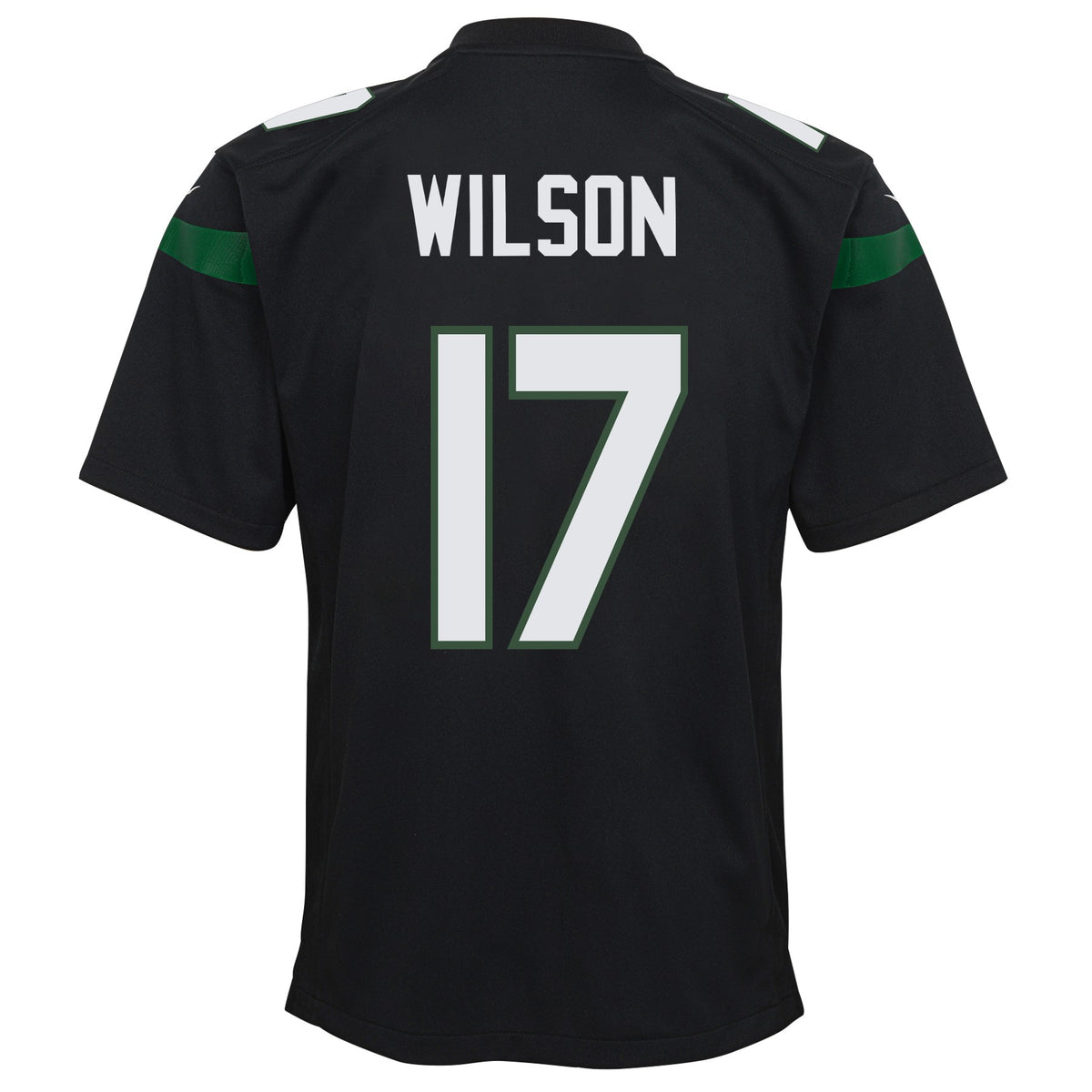 Youth Garrett Wilson New York Jets Nike Black Game Replica Jersey - Pro Jersey Sports