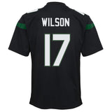 Youth Garrett Wilson New York Jets Nike Black Game Replica Jersey - Pro Jersey Sports