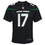 Youth Garrett Wilson New York Jets Nike Black Game Replica Jersey - Pro Jersey Sports