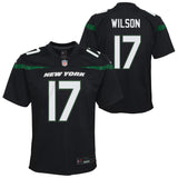 Youth Garrett Wilson New York Jets Nike Black Game Replica Jersey - Pro Jersey Sports