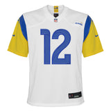 Youth Los Angeles Rams Puka Nacua Nike White Alternate Game Jersey - Pro Jersey Sports