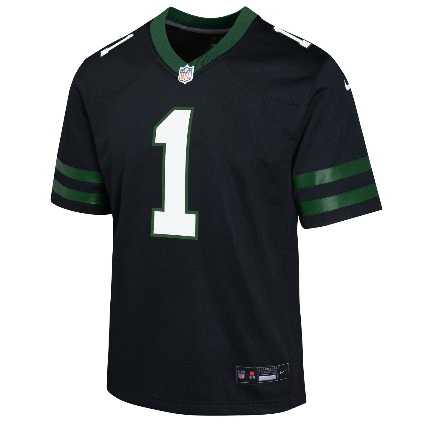 Youth Sauce Gardner New York Jets Nike Black Game Replica Jersey