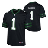Youth Sauce Gardner New York Jets Nike Black Game Replica Jersey - Pro Jersey Sports