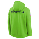 Youth Seattle Seahawks Nike Action Green Sideline Club Pullover Hoodie - Pro Jersey Sports