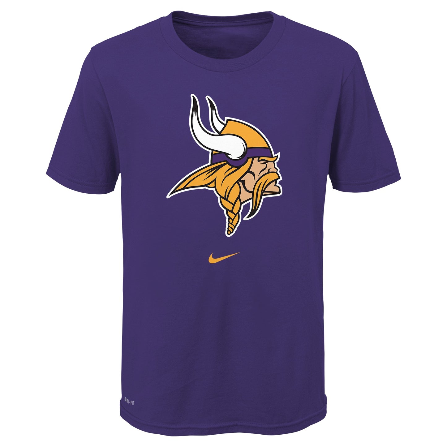 Youth Minnesota Vikings Nike Primary Logo Purple Dri-Fit Tee