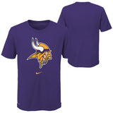 Youth Minnesota Vikings Nike Primary Logo Purple Dri-Fit Tee - Pro Jersey Sports