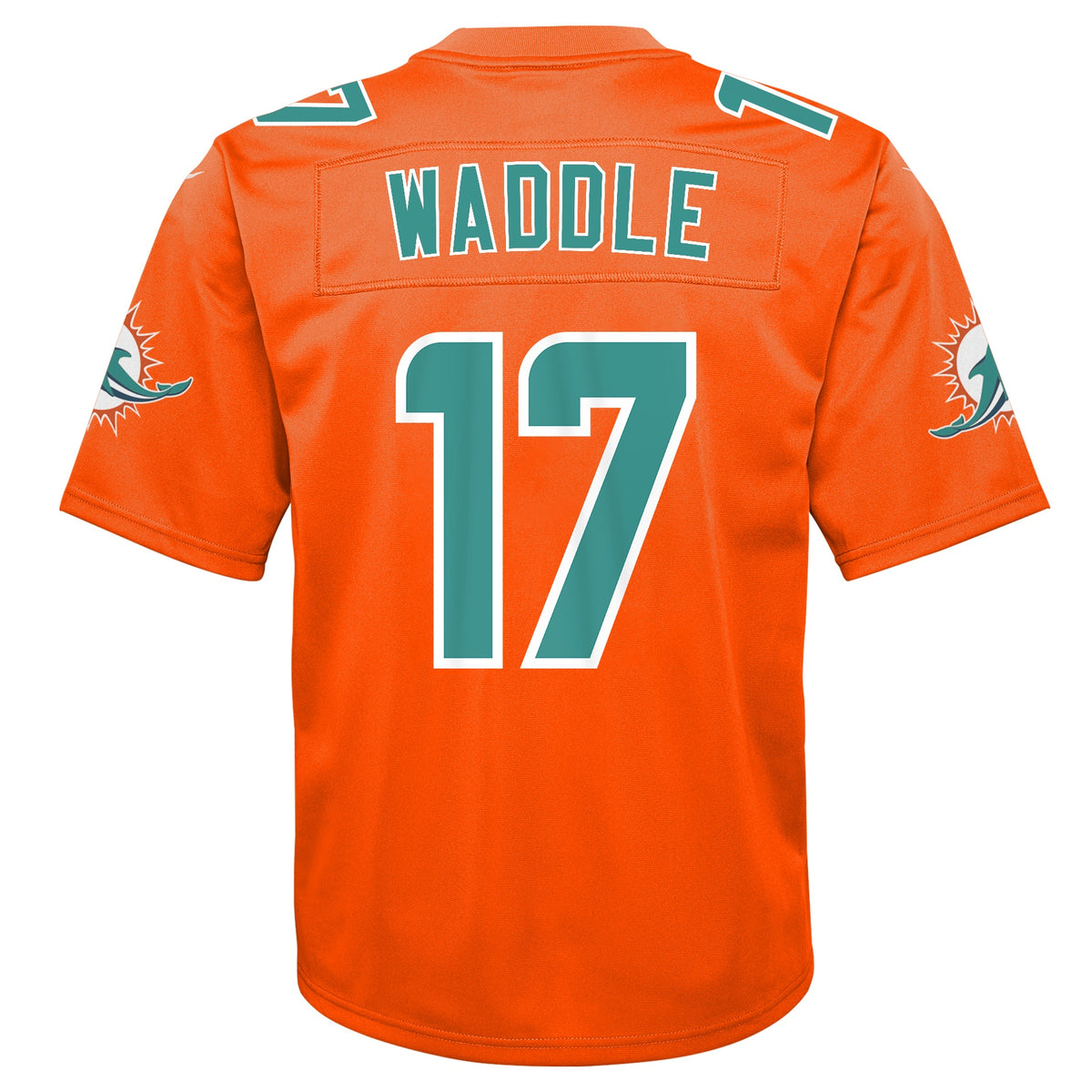 Youth Jaylen Waddle Miami Dolphins Nike Alternate Orange Game Replica Jersey - Pro Jersey Sports