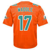 Youth Jaylen Waddle Miami Dolphins Nike Alternate Orange Game Replica Jersey - Pro Jersey Sports