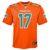 Youth Jaylen Waddle Miami Dolphins Nike Alternate Orange Game Replica Jersey - Pro Jersey Sports