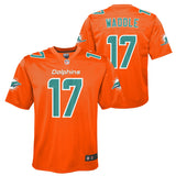 Youth Jaylen Waddle Miami Dolphins Nike Alternate Orange Game Replica Jersey - Pro Jersey Sports