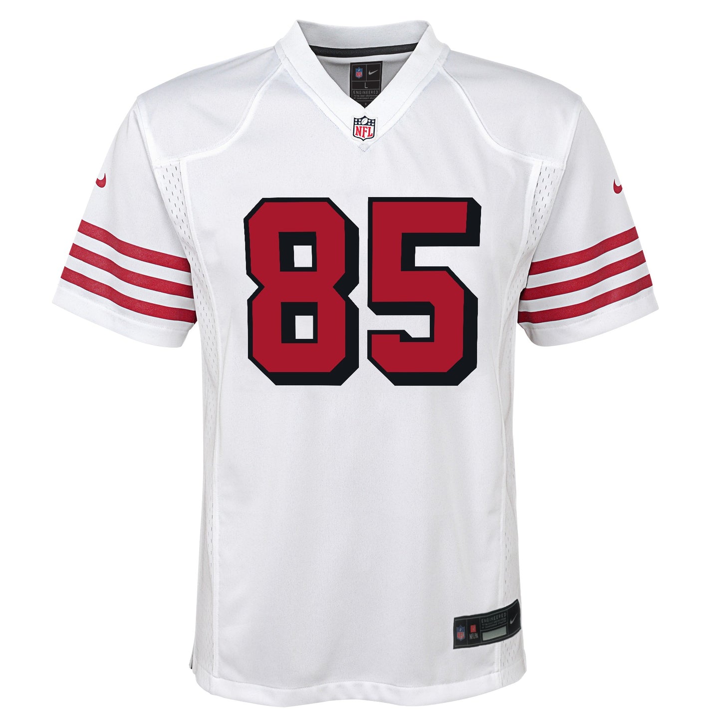 Youth George Kittle San Francisco 49ers Nike White Alternate Game Jersey