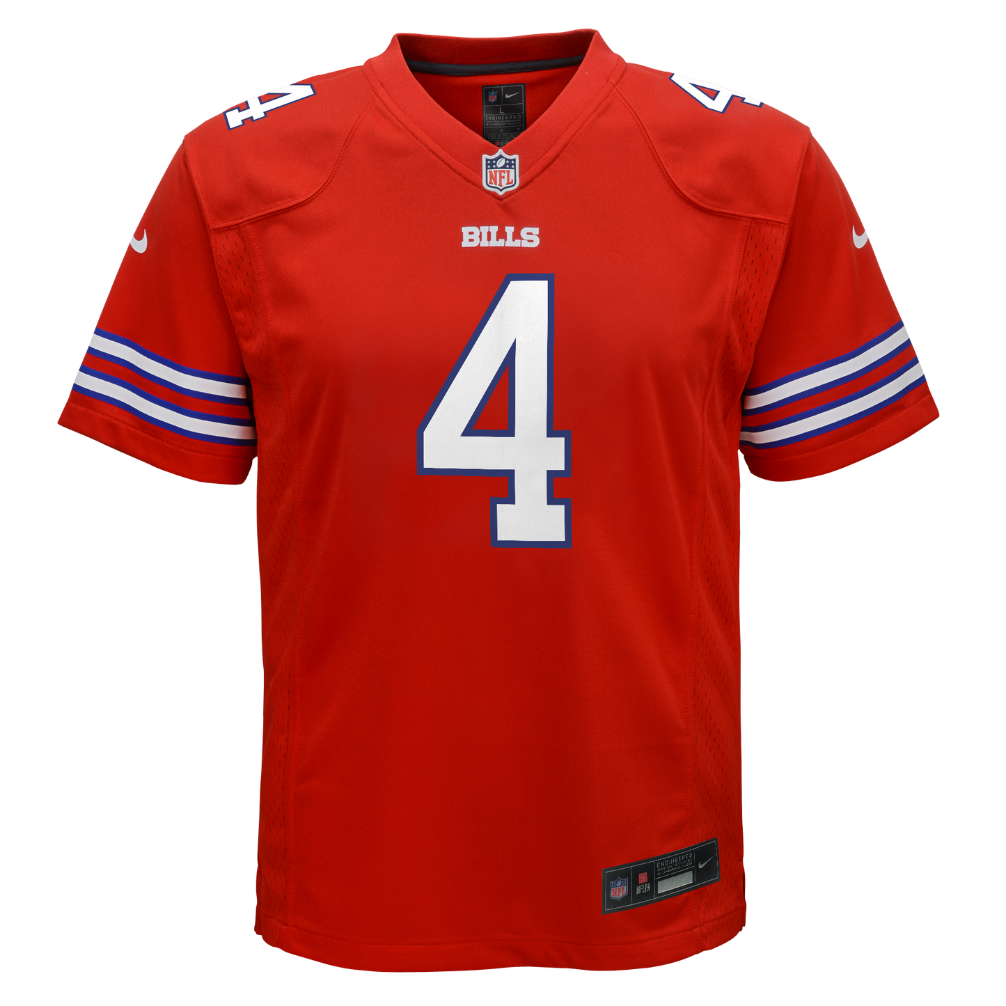 Youth Buffalo Bills James Cook Nike Red Alt 2 Game Jersey
