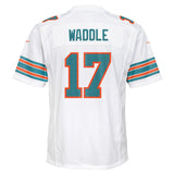 Youth Jaylen Waddle Miami Dolphins Nike White Alternate Game Replica Jersey - Pro Jersey Sports