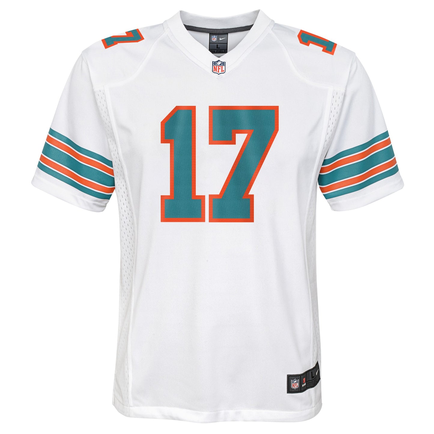 Youth Jaylen Waddle Miami Dolphins Nike White Alternate Game Replica Jersey