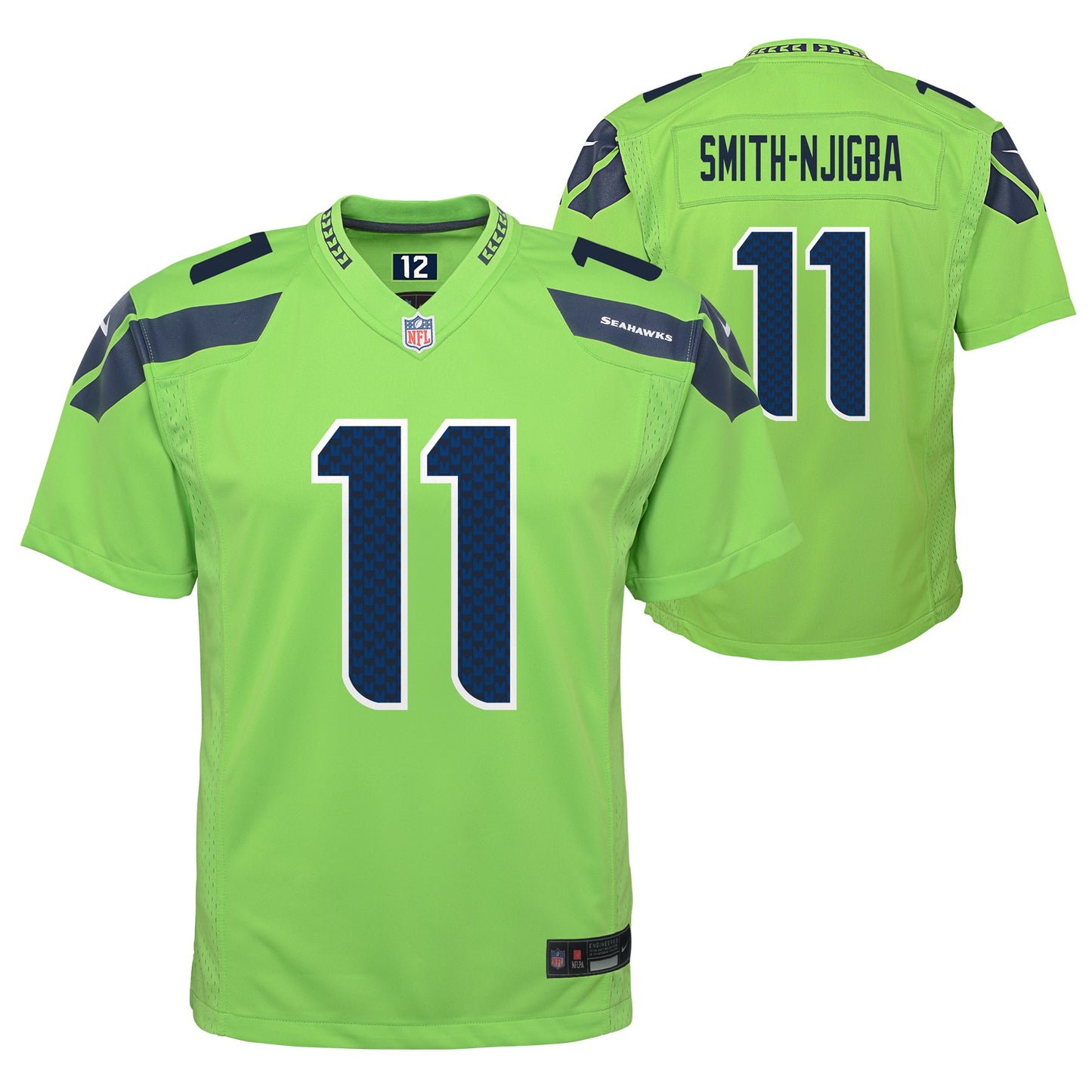 Youth Nike Jaxon Smith-Njigba Action Green Seattle Seahawks Game Jersey