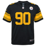 Youth T.J. Watt Pittsburgh Steelers Nike Alternate Black Game Jersey - Pro Jersey Sports