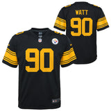 Youth T.J. Watt Pittsburgh Steelers Nike Alternate Black Game Jersey - Pro Jersey Sports