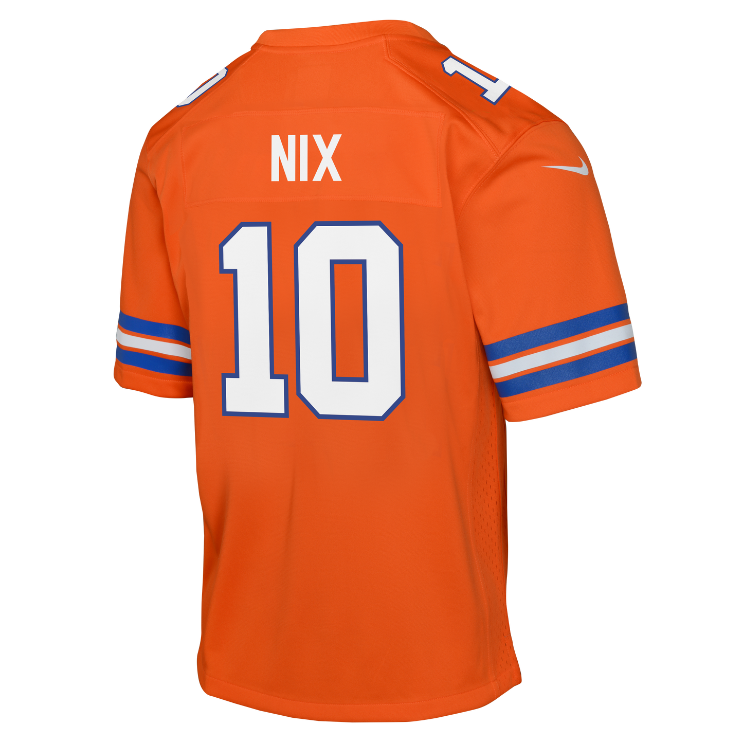 Youth Denver Broncos Bo Nix Nike Retro Alternate Orange Game Team Jersey - Pro Jersey Sports