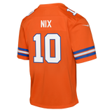 Youth Denver Broncos Bo Nix Nike Retro Alternate Orange Game Team Jersey - Pro Jersey Sports