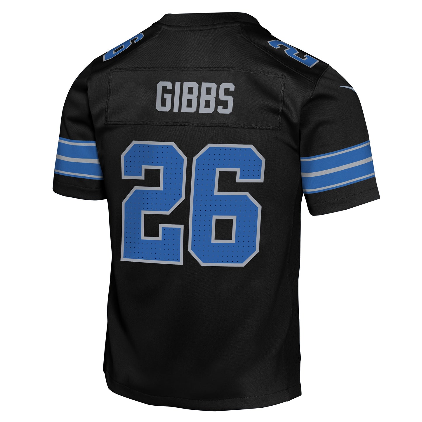 Youth Detroit Lions Jahmyr Gibbs Nike Black Alternate Game Jersey