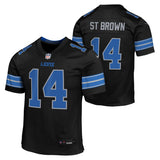 Youth Detroit Lions Amon-Ra St. Brown Nike Black Alternate Game Jersey - Pro Jersey Sports