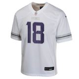Youth Justin Jefferson Minnesota Vikings Winter Warrior Nike Game Jersey - Pro Jersey Sports