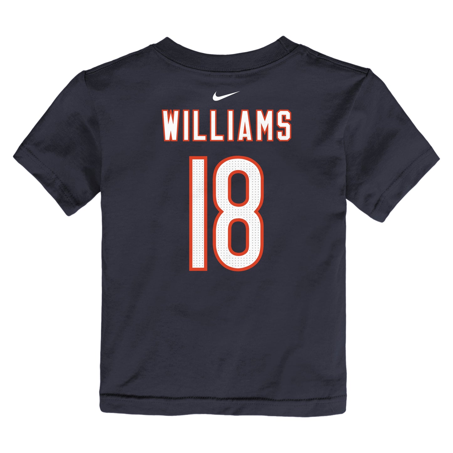 Kids Caleb Williams Chicago Bears Nike Navy Child FUSE Name & Number T-Shirt