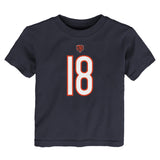 Kids Caleb Williams Chicago Bears Nike Navy Child FUSE Name & Number T-Shirt - Pro Jersey Sports