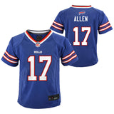 Kids Josh Allen Buffalo Bills Child Nike Blue Replica Jersey - Pro Jersey Sports