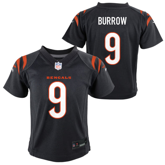 Toddler Joe Burrow Black Toddler Nike Replica Jersey - Pro Jersey Sports