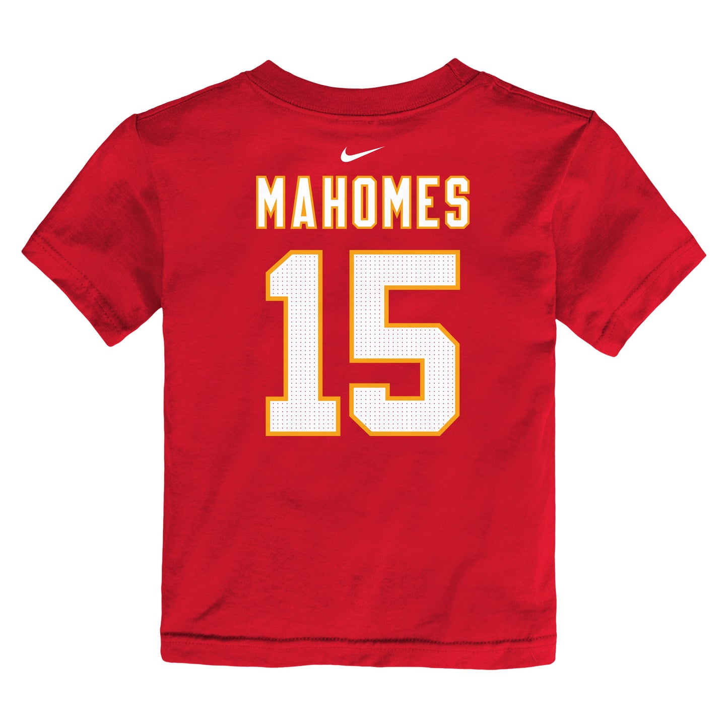 Toddler Patrick Mahomes Kansas City Chiefs Red NIKE FUSE Player Name and Number Shirt