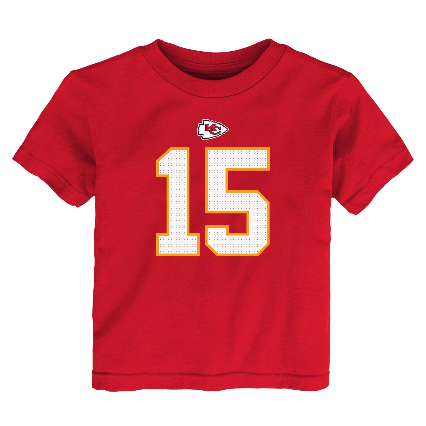 Toddler Patrick Mahomes Kansas City Chiefs Red NIKE FUSE Player Name and Number Shirt