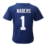 Child Malik Nabers New York Giants Royal Blue Nike Game Jersey - Pro Jersey Sports