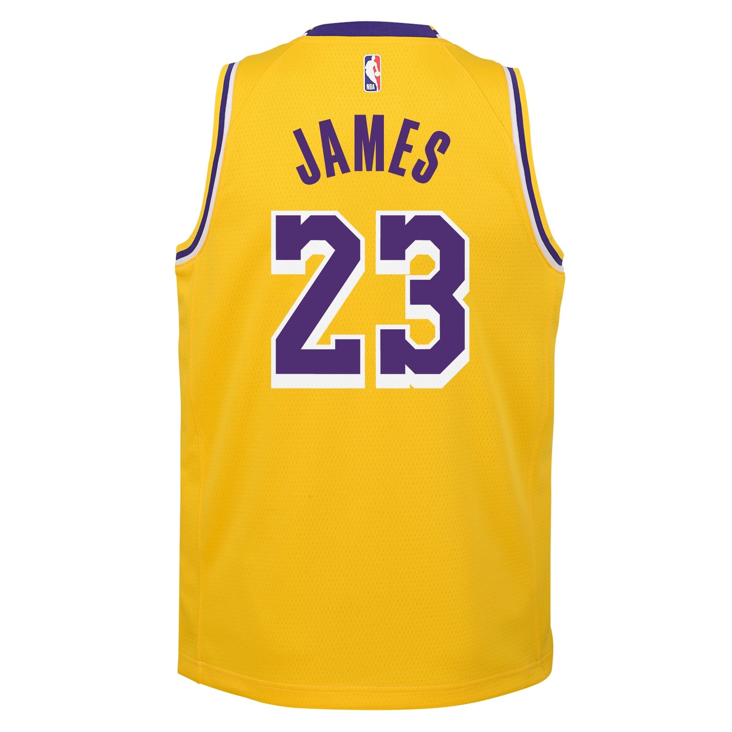 Youth Los Angeles Lakers LeBron James Nike Gold Swingman Jersey - Icon Edition