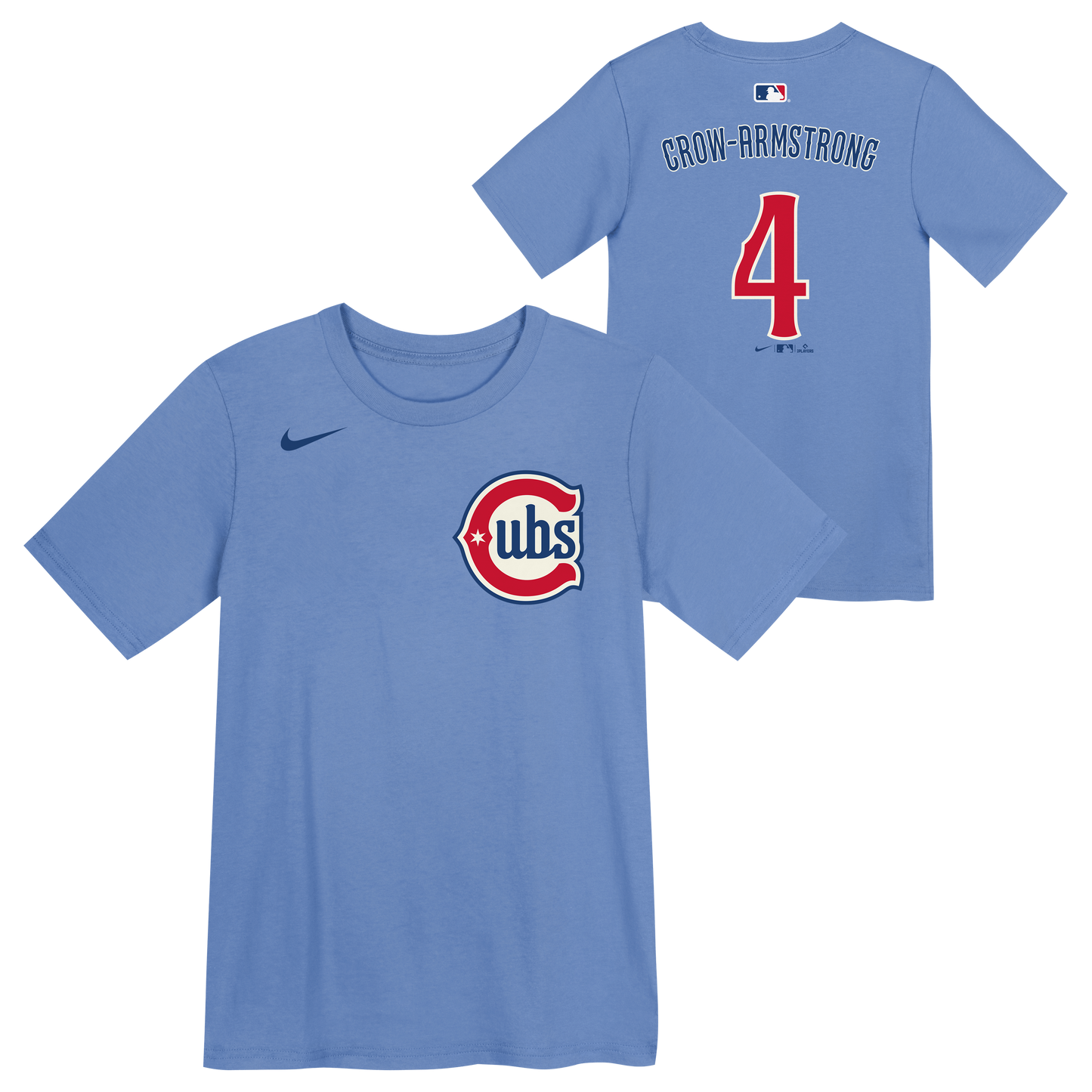 Child Chicago Cubs Pete Crow-Armstrong Blues 2nd Alternate Nike Name And Number T-Shirt-Batterman