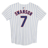 Kids Dansby Swanson Chicago Cubs Child Nike White Home Game Replica Jersey - Pro Jersey Sports