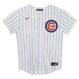 Kids Dansby Swanson Chicago Cubs Child Nike White Home Game Replica Jersey - Pro Jersey Sports