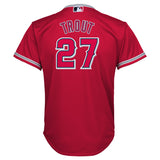 Preschool Mike Trout Los Angeles Angels Nike Red Child Replica Team Jersey - Pro Jersey Sports