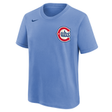 Youth Chicago Cubs Alex Bregman Blues 2nd Alternate Nike Name And Number Tee - Pro Jersey Sports