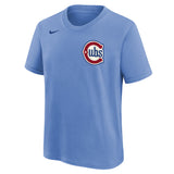 Child Chicago Cubs Pete Crow-Armstrong Blues 2nd Alternate Nike Name And Number Tee - Pro Jersey Sports