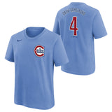Child Chicago Cubs Pete Crow-Armstrong Blues 2nd Alternate Nike Name And Number Tee - Pro Jersey Sports