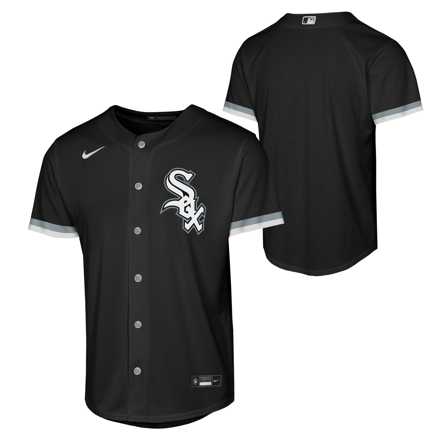Youth Chicago White Sox Nike Black Alt2 Baseline Replica Jersey