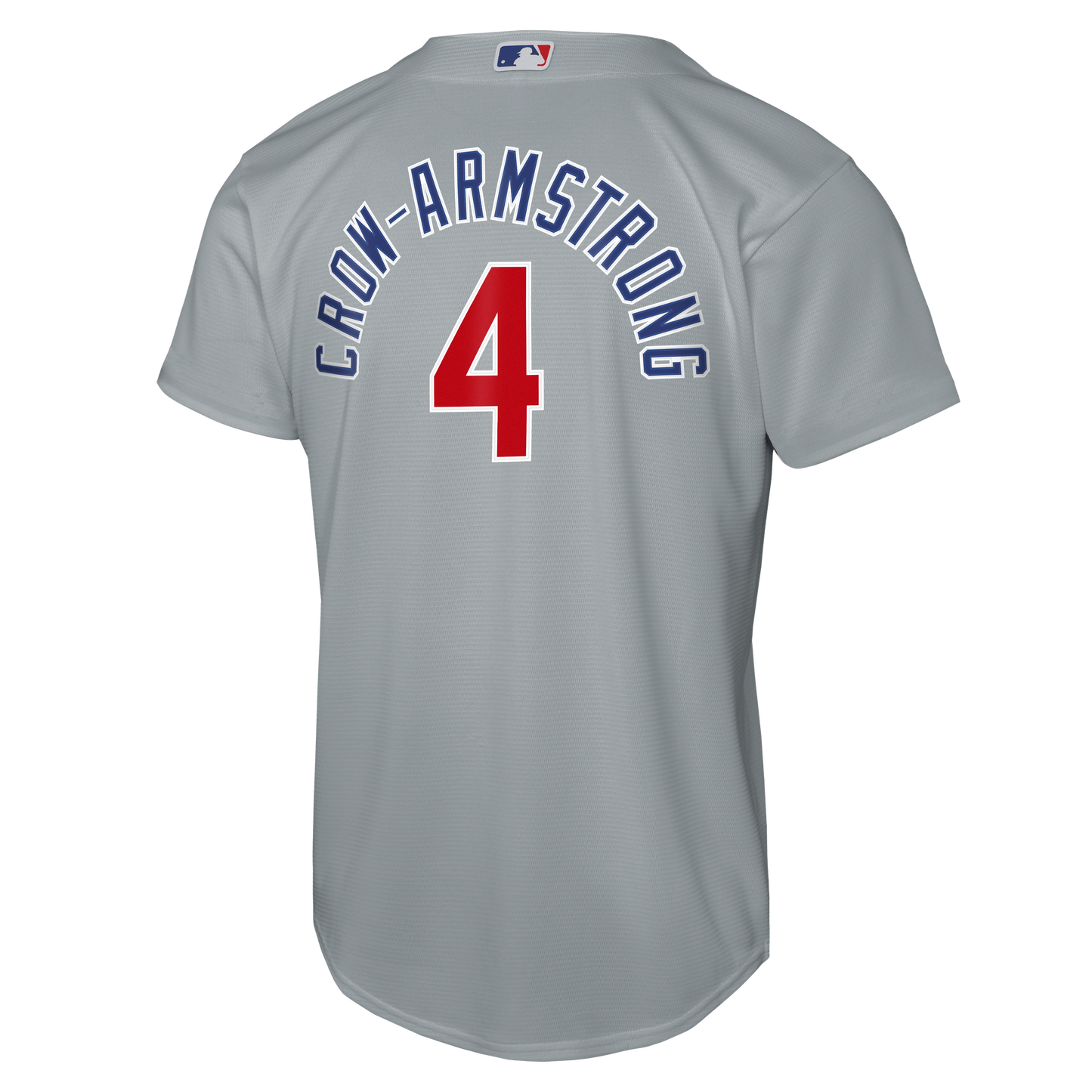 NIKE Youth Chicago Cubs Pete Crow-Armstrong Road Grey Baseline Replica Jersey