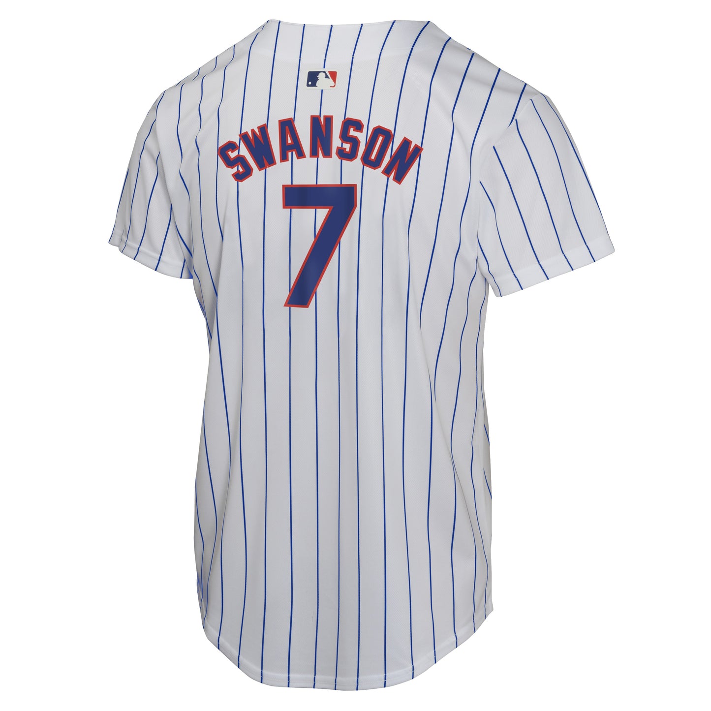 Youth Dansby Swanson Chicago Cubs NIKE White Home Game Replica Jersey